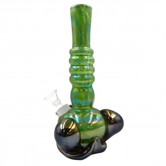 9" Cactus Soft Glass Water Pipe – Glass on Glass