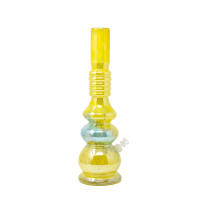 16" Pagoda Soft Glass Water Pipe - Glass On Glass