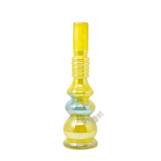 16" Pagoda Soft Glass Water Pipe - Glass On Glass