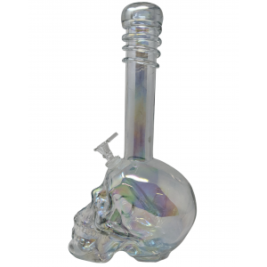 14" Color Change Skull Soft Glass - Glass On Glass [E1187G]