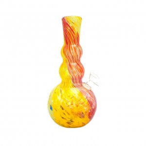 10" RoundB 2 Bulb Pinch Grip Soft Glass - Glass On Rubber [MA-1013] 