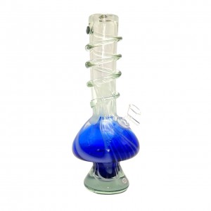 12" Mushroom Base Twist Grip Soft Glass - Glass On Rubber [MA-1227] 