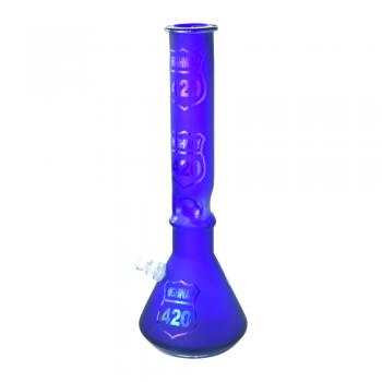16" Frosted Large Beaker Water Pipe – Glass On Glass