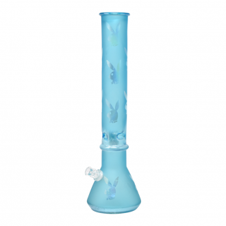 18" Frosted Flask Soft Glass Water Pipe – Glass On Glass