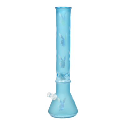 18" Frosted Flask Soft Glass Water Pipe – Glass On Glass