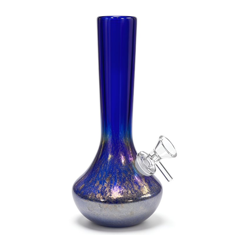 8'' Glow Sake Soft Glass Water Pipe - Glass On Glass [J2190-1G]