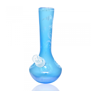 8" Frosted Large Sake Soft Glass Water Pipe