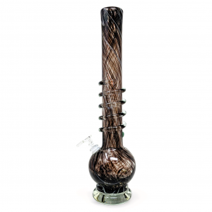18" Lifted RoundB Twist Grip Soft Glass Large - Glass On Glass [JHSGG0052]