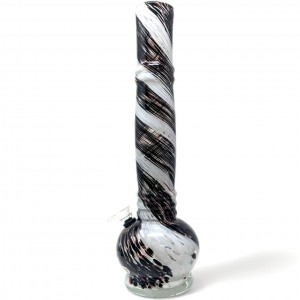 16" WAVY Design Soft Glass Water pipe  - GOR [L3707]
