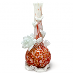 High Point Glass - 14" Snowy Blossom Climber Water Pipe - [MAHE-1413]