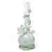 High Point Glass - 14" Pure Ivory Climber Art Water Pipe - [MAHE-1419]