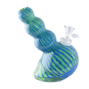 8" Snail Soft Glass Water Pipe – Glass-On-Glass Bong