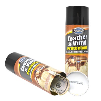 AutoBright Leather & Vinyl Protectant with Stash Container (10oz)