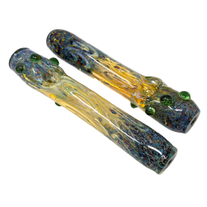 6" Silver Fumed Ombre Air Trap Bubble Steamroller Hand Pipe - (Pack of 2) [STJ91]