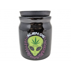 Green Alien Ceramic Jar [LEALI210502]