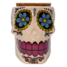 Day of the Dead Ceramic Jar [MYC050V-01AW]