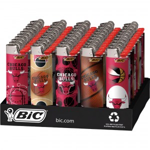 Bic Lighters - Chicago Bulls - 50ct Display [BICCBL50CT]