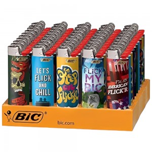 Bic Lighter - Flick Your Bic - 50ct Display [BICFLICK]