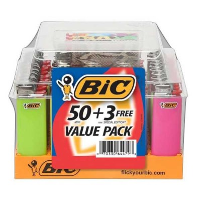 BIC MINI LIGHTER 50+3 DISPALAY