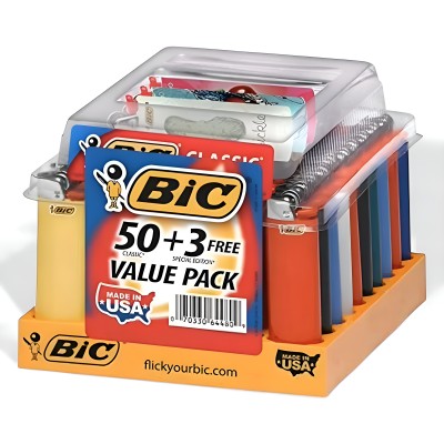Bic Lighter - Standard - 50 + 3CT [BIC1] 