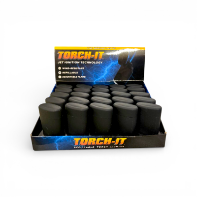 Viking Torch Lighter Set – Black | 25ct Display