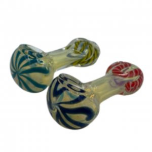 2.5'' Heavy Work Flat Mouth Spoon Hand Pipes (Pack of 2) [XC47] 
