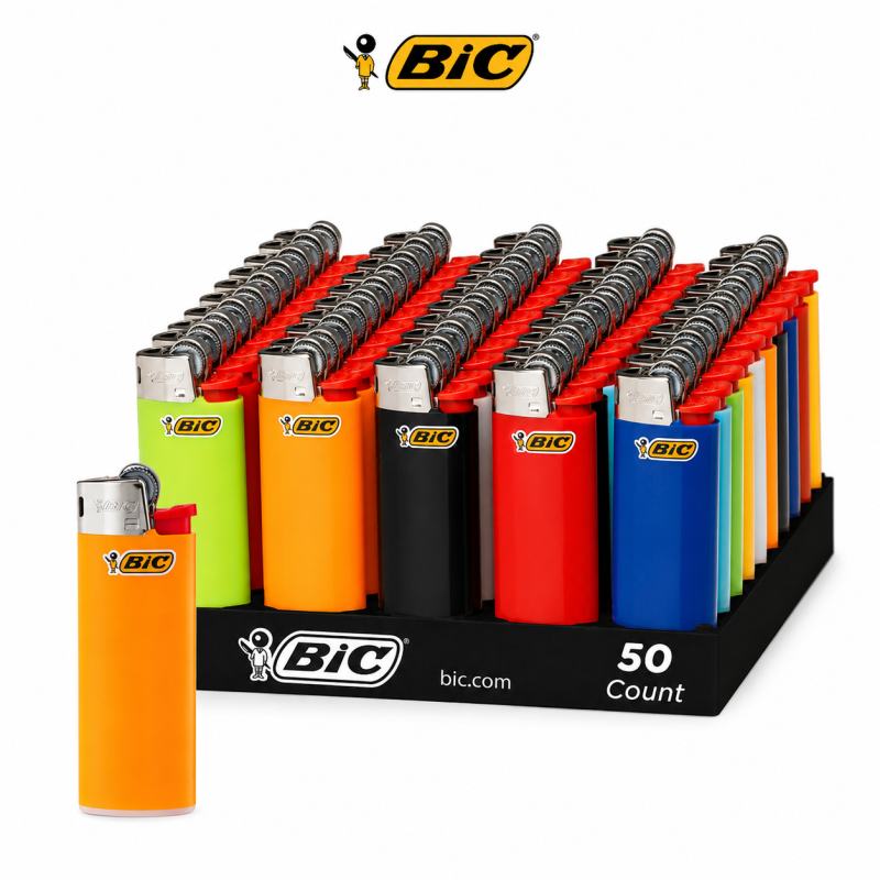 BIC Mini Lighters &ndash; 50ct Display