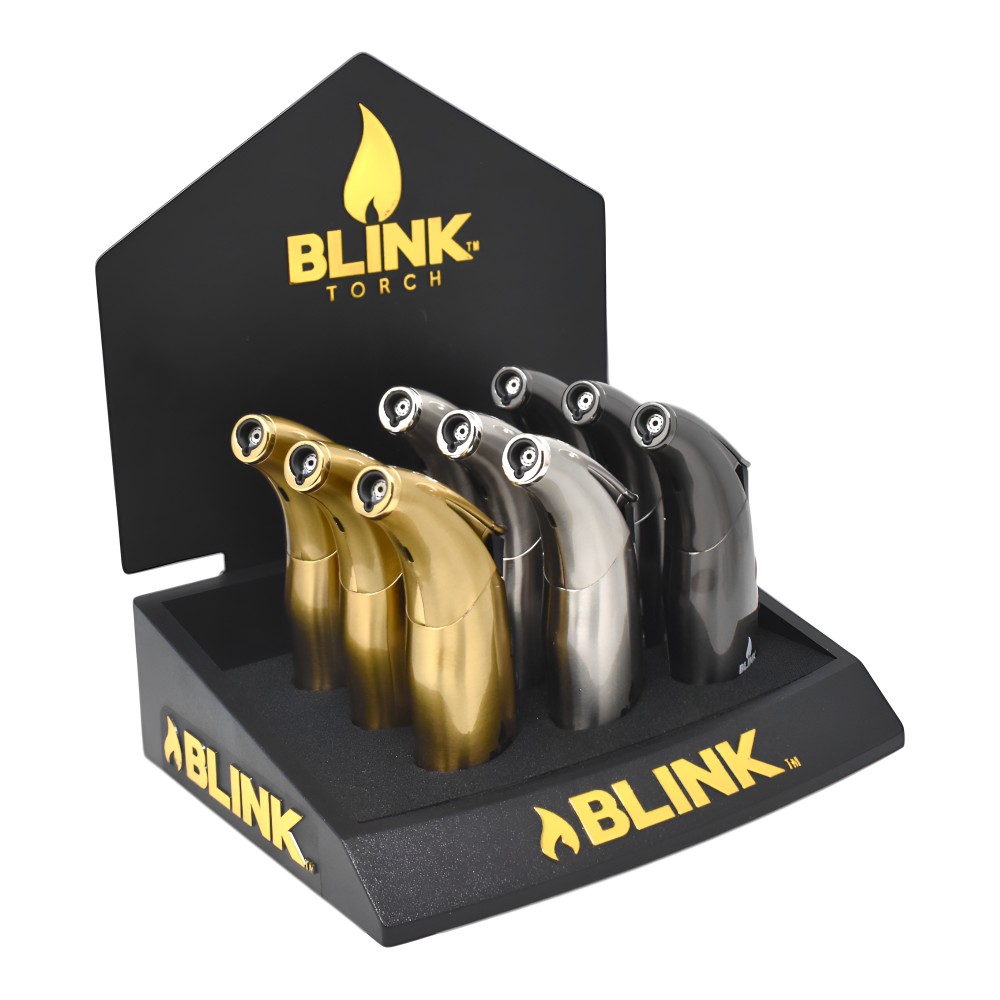 Blink Deco Bell Single Flame Torch – Assorted Colors 9ct Display