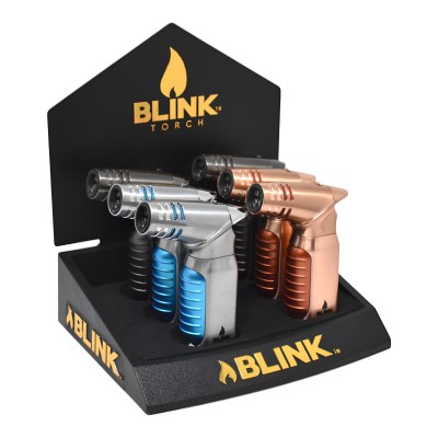 Blink Deco Pop Quad Flame Torch - Assorted Colors - 6ct Display