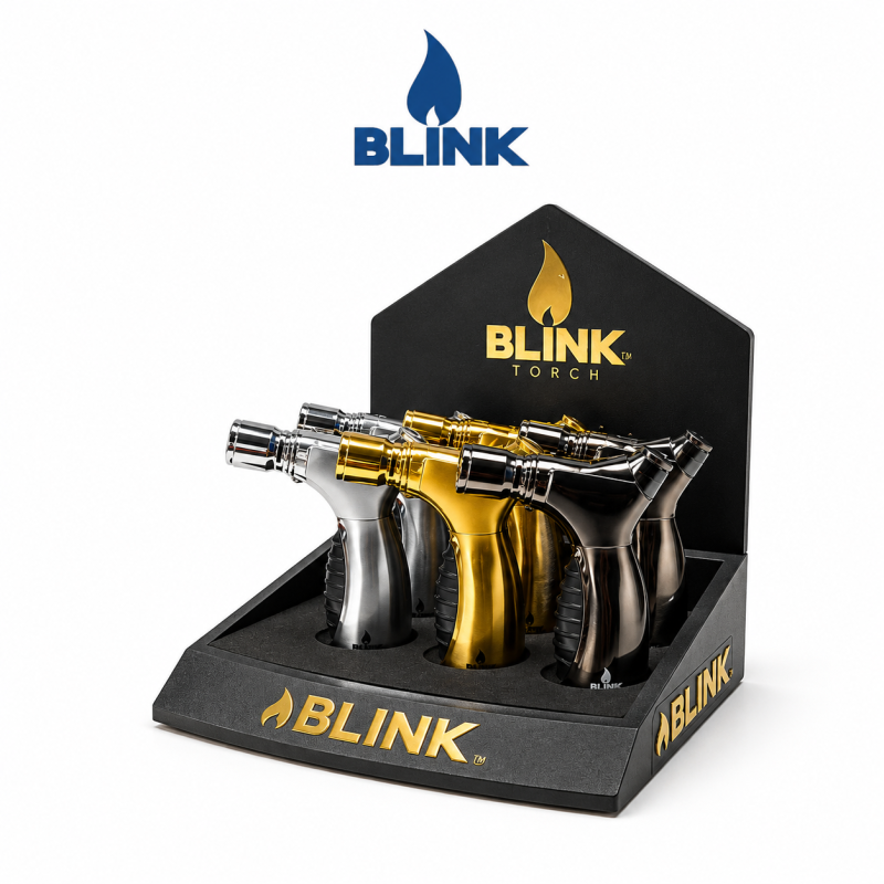 Blink Deco Jambo Triple Flame Torch Lighter – 6ct Display