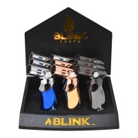 Blink Deco Bang Quad Flame Torch - Assorted Colors - 9ct Display