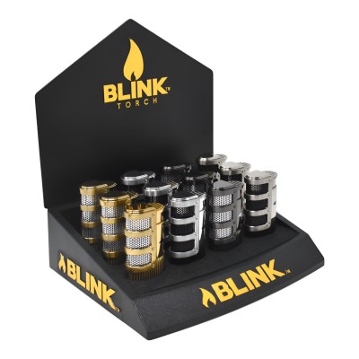 Blink Deco Cube Triple Flame Torch - Assorted Colors - 12ct Display