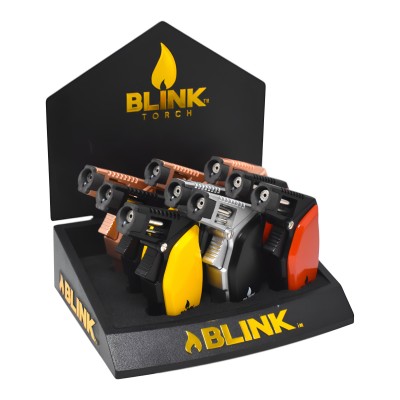 Blink Deco Knocker Single Flame Torch - Assorted Colors - 9ct Display