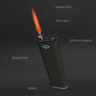 MK Lighter Jet Black Series - 50ct Display