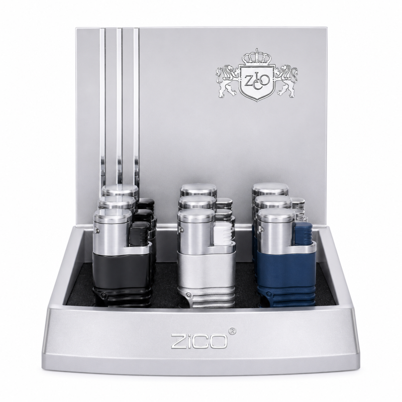 ZICO Quadruple Flame Torch Lighter – 9ct Display