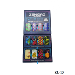 Zengaz Refillable Jet Flame Lighters - 48ct Display