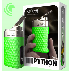 Lookah Python 650mAh Variable Voltage Vaporizer Kit With 710 Quartz Coil & Digital Display Screen