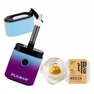 Pulsar Hot Knife Box w/ Modern Herb Co THCA Rosin 1g Dabs Kit Crystal Ball - Kosher Kush