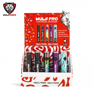 Wulf Mods Pro 510 Thread Vape Battery - Assorted Colors - 15ct Display