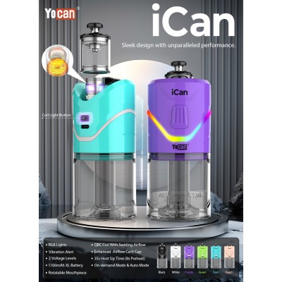 Yocan iCan E-Rig Vaporizer w/ Swirling Airflow