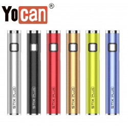 Yocan Stix Plus 650mAh Battery Adjustable Voltage - Mix Colors - 12ct Display [YCSTX650-MIX]