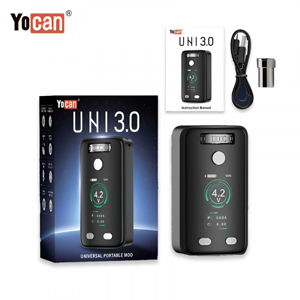 Yocan UNI 3.0 Box Mod - Adjustable Voltage & Magnetic Design