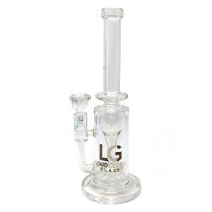 12" Loud Cloud Glass Tornado Showerhead Perc Water Pipe [10184]