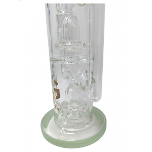12" Loud Cloud Glass UFO Showerhead Water Pipe [10286]