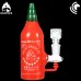 Empire Glassworks - Sriracha Bottle Mini Rig [1776K]*