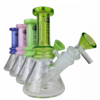 6.3" On Point Glass Slyme Color Tube Beaker Water Pipes [2021J05] 