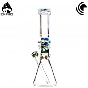 Empire Glassworks - Across the Universe Beaker Waterpipe [2286K]*