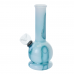 6 inch flower design glass water pipe assorted colors