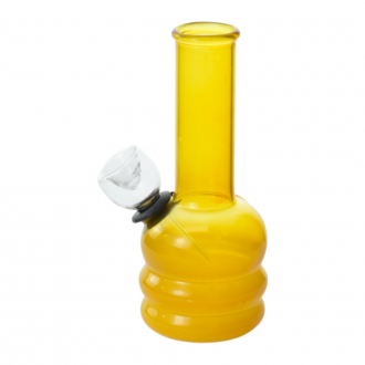 5" Solid Colored Glass On Rubber Water Pipe