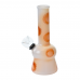 6 inch art series glass on rubber water pipe assorted designs